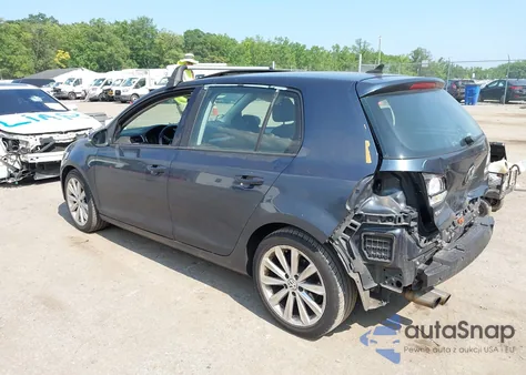 2012 Volkswagen Golf Tdi 4-Door z USA, uszkodzony, nr VIN WVWNM7AJ7CW334313